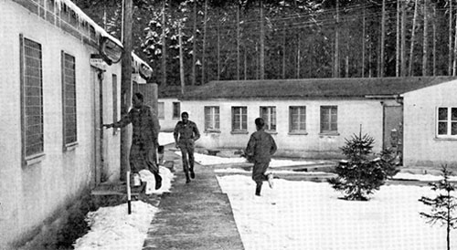Photo: Members of the 2d Armory Cavalry Regiment respond to an alert at Camp Gates. February 1968.